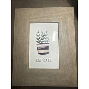 Sixtrees 4x6 Gray Driftwood Rustic Wood Photo Frame WD20146 Farmhouse Decor